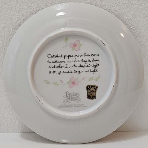 Precious Moments Months of the Year Plates - October - Picture 10 of 11